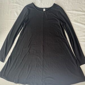 Old Navy Classic Black Long Sleeve Dress